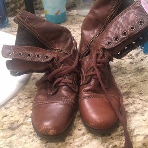 steve madden combat boots
